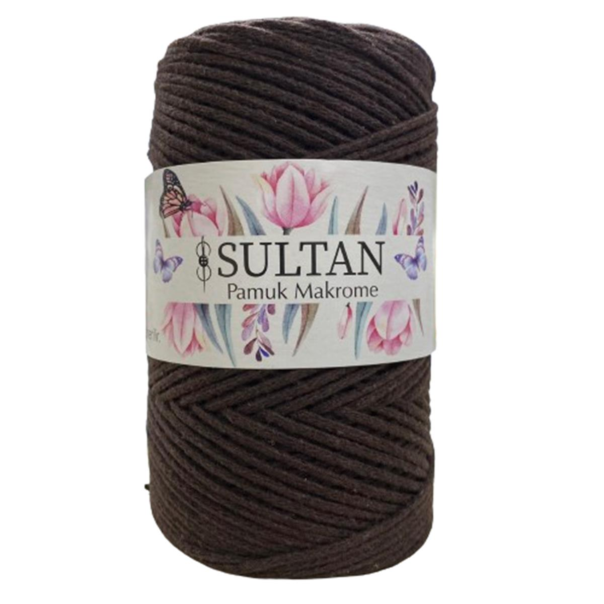 Sultan Pamuk Koton Cotton Makrome İpi 250 gr 31 Acı Kahve
