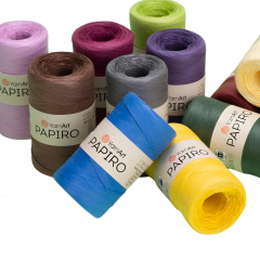 YarnArt Papiro Raffia Rafya İp 100 gr 1309