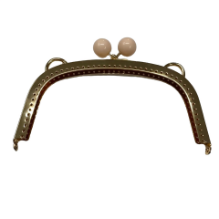 Boncuklu Metal Çanta Sapı Bursu18 cm BON18
