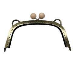 Boncuklu Metal Çanta Sapı Bursu18 cm BON18