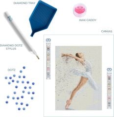 Diamond Dotz 5D Yapışan Boncuk Mozaik Tablo 45*59,5 cm DQ10.015
