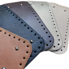 Rivetli Deri Çanta Tabanı Dikdörtgen 12*25 cm