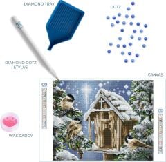Diamond Dotz 5D Yapışan Boncuk Mozaik Tablo 58,8*88,64 cm DQ11.003