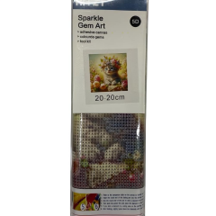 5D Yapışan Boncuk Mozaik Tablo 20*20 cm P12