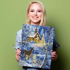 Diamond Dotz 5D Yapışan Boncuk Mozaik Tablo 41*51 cm DQ11.004