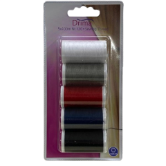 Drima Makara Dikiş İpi İpliği Blister 100m 5 ADETLİ SET