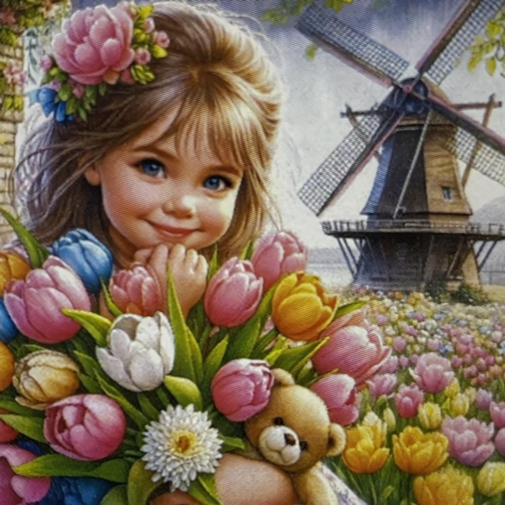 5D Yapışan Boncuk Mozaik Tablo 20*20 cm P13