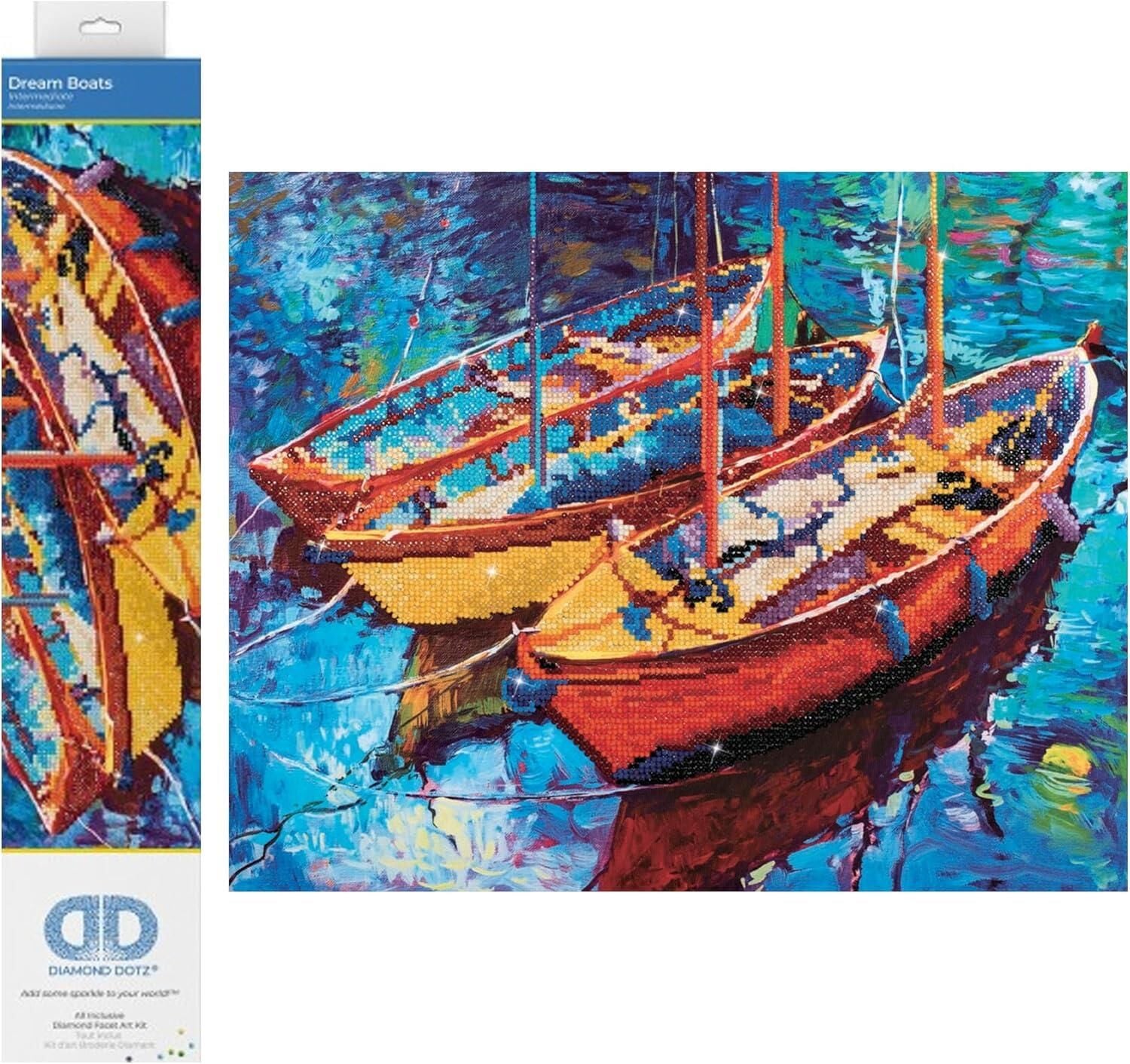 Diamond Dotz 5D Yapışan Boncuk Mozaik Tablo 47*38 cm DD9.013