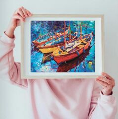 Diamond Dotz 5D Yapışan Boncuk Mozaik Tablo 47*38 cm DD9.013