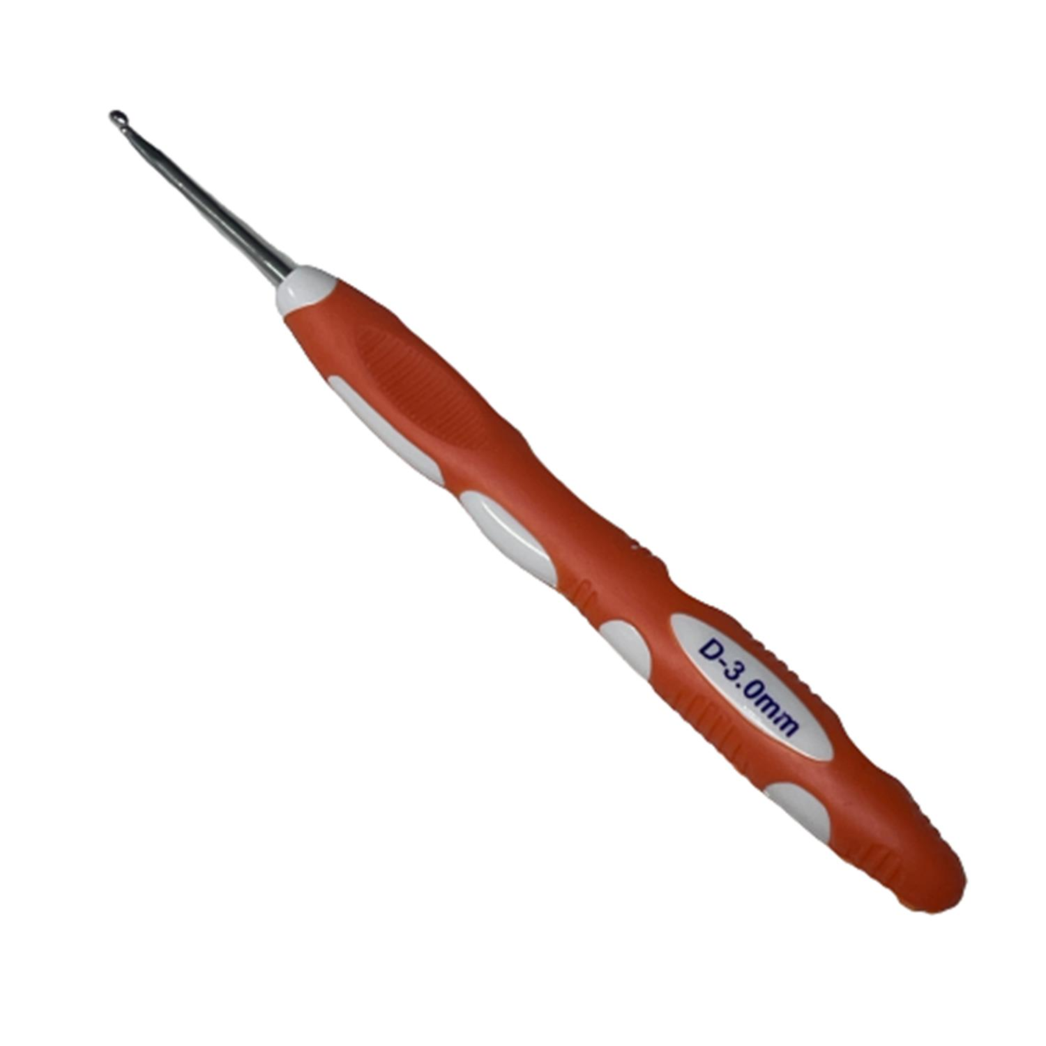 Silikon Saplı Ergonomik Örgü Tığı 1omts01 no 3 mm