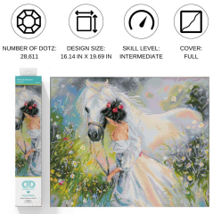 Diamond Dotz 5D Yapışan Boncuk Mozaik Tablo 58*49 cm DQ10.002