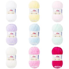 Himalaya Dolphin Baby Kadife İp El Örgü Yünü