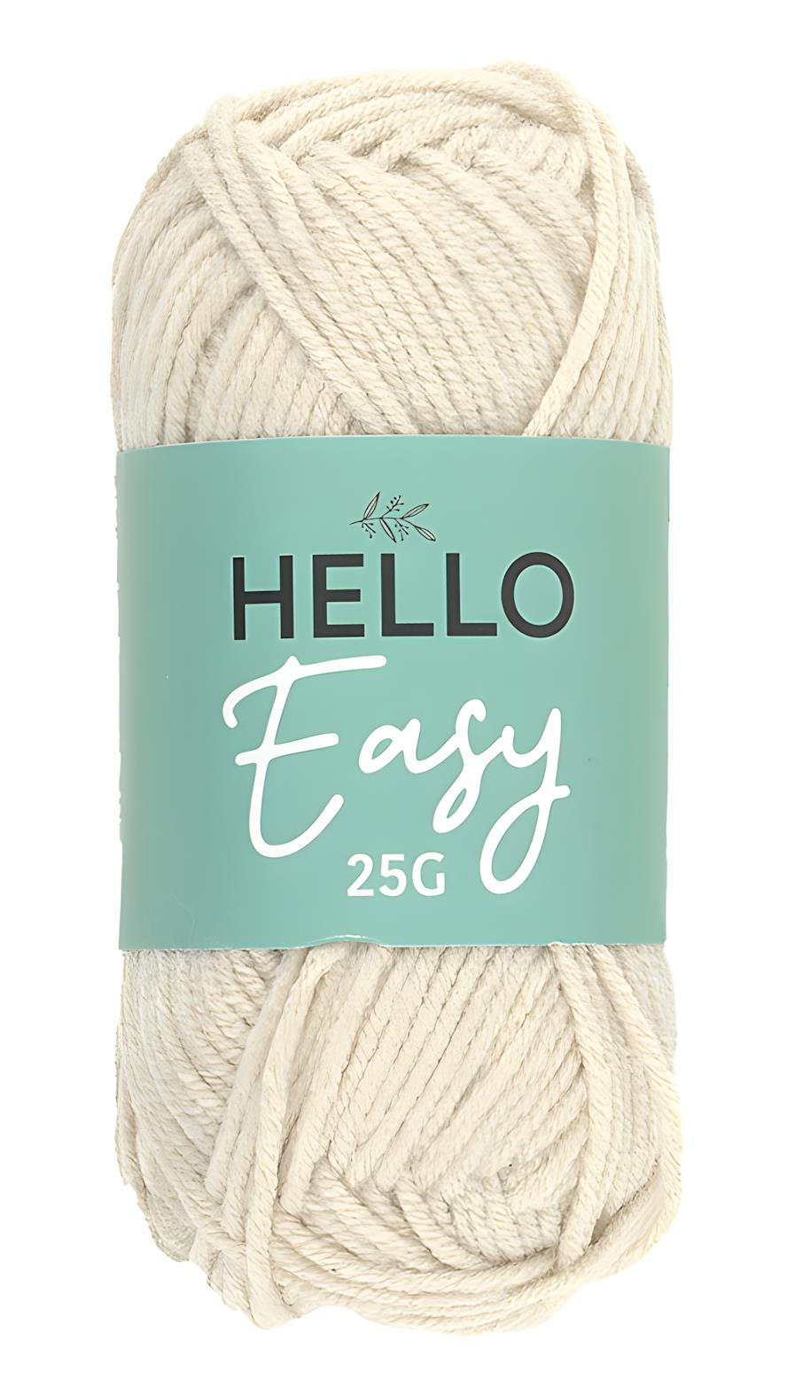 Hello Easy Pamuk Punch İpliği 25 gr E157 Bej