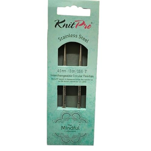 KnitPro Mindful Misinasız Şiş 13 cm 3615X 4 mm