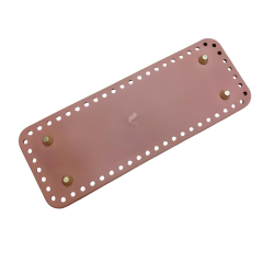 Rivetli Deri Çanta Tabanı Dikdörtgen 23*8,4 cm