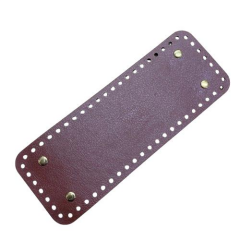 Rivetli Deri Çanta Tabanı Dikdörtgen 23*8,4 cm