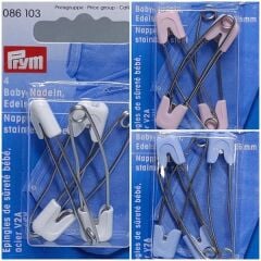 Prym Emniyetli Metal Çengelli İğne 4 Adetli SET 86101-2-3