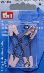 Prym Emniyetli Metal Çengelli İğne 4 Adetli SET 86101-2-3 Beyaz
