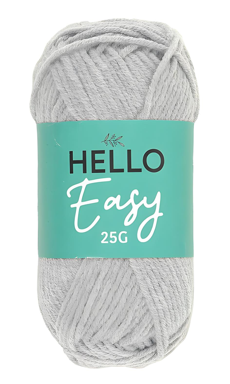 Hello Easy Pamuk Punch İpliği 25 gr E159 Gri