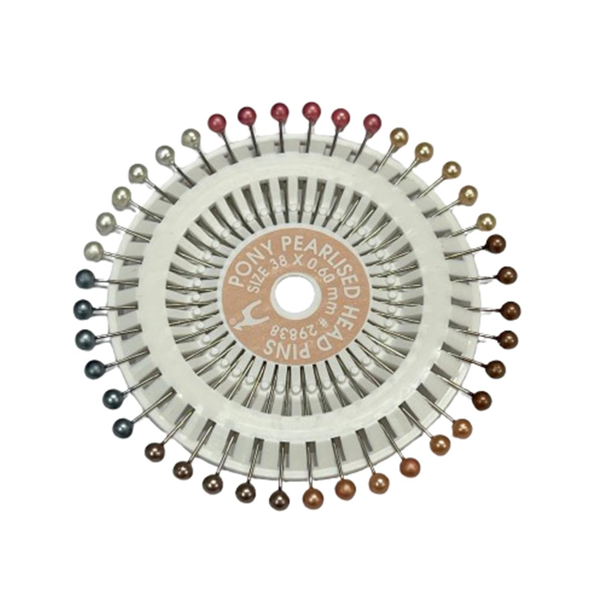 Pony Pearlised Disk Toplu İğne 29838