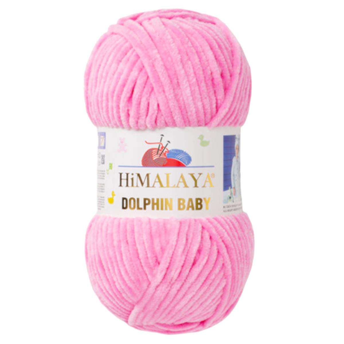 Himalaya Dolphin Baby Kadife İp El Örgü Yünü 80309 Pembe