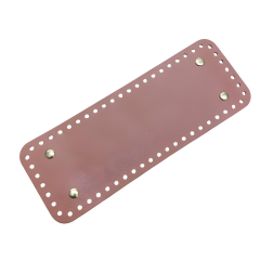 Rivetli Deri Çanta Tabanı Dikdörtgen 10*28 cm