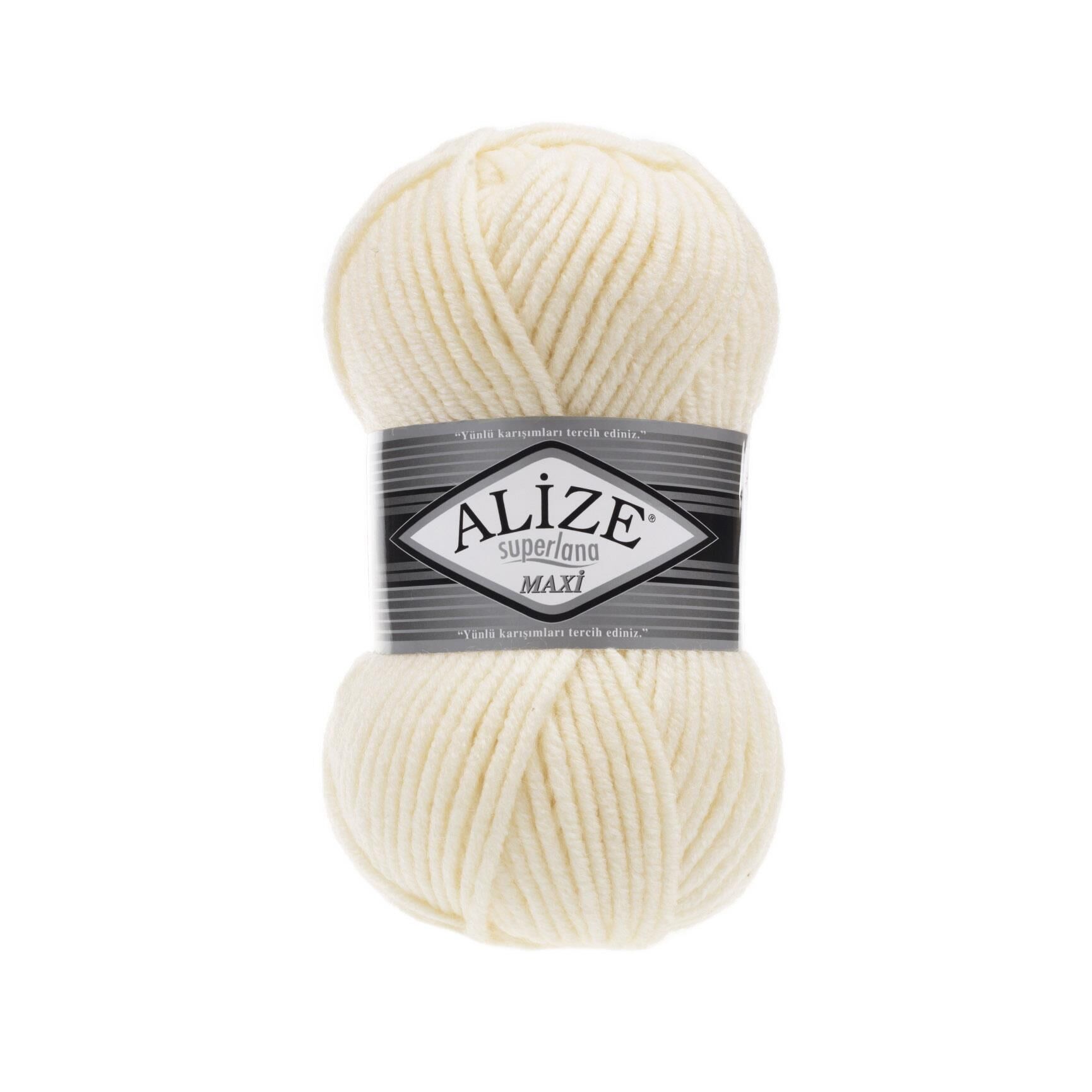 Alize Superlana Maxi El Örgü İpliği 100 gr 599 Fil Dişi