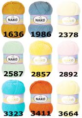 Nako Elit Baby El Örgü İpi Bebe Yünü 10665 Çam Yeşili