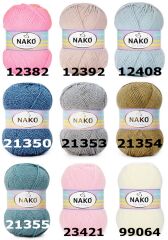 Nako Elit Baby El Örgü İpi Bebe Yünü 10665 Çam Yeşili