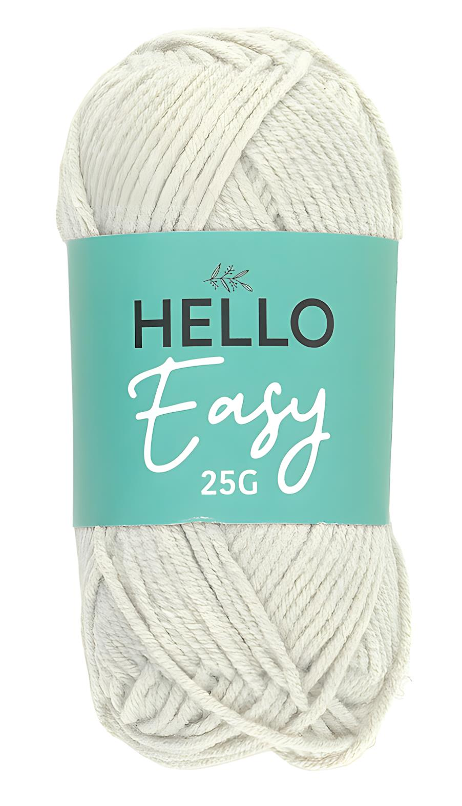Hello Easy Pamuk Punch İpliği 25 gr E174 Küf Gri