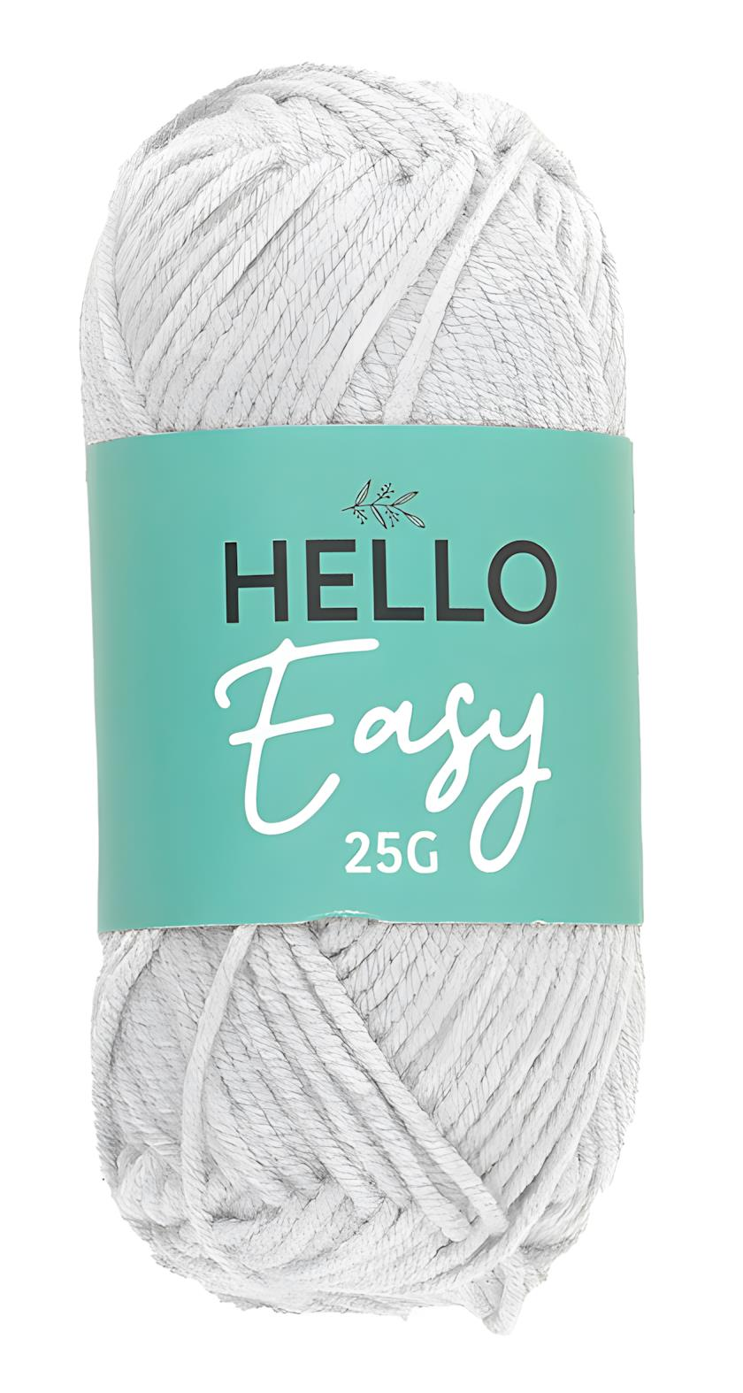 Hello Easy Pamuk Punch İpliği 25 gr E175 Açık Gri