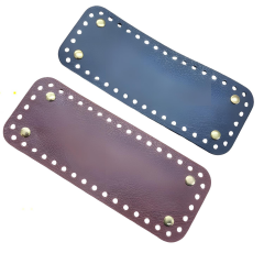 Rivetli Deri Çanta Tabanı Dikdörtgen 18*7 cm