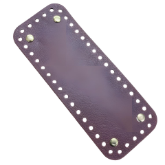 Rivetli Deri Çanta Tabanı Dikdörtgen 18*7 cm