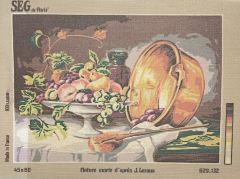 Seg Baskılı Goblen 929 132 Nature Morte 45x60cm Tablo Pano