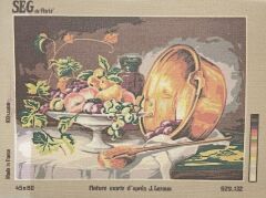 Seg Baskılı Goblen 929 132 Nature Morte 45x60cm Tablo Pano Sadece Goblen Kumaşı A KALİTE