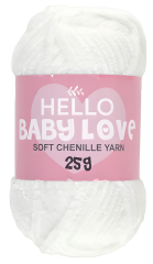 Hello Baby Love Şönil Kadife Punch İpliği 25 gr 204 Ten