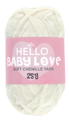 Hello Baby Love Şönil Kadife Punch İpliği 25 gr 221 Sarı