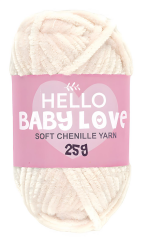 Hello Baby Love Şönil Kadife Punch İpliği 25 gr