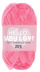Hello Baby Love Şönil Kadife Punch İpliği 25 gr 221 Sarı