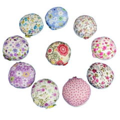 İğnedenlik Çiçek Desenli İğne Yastığı