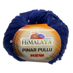 61206 Lacivert-Gümüş Pullu
