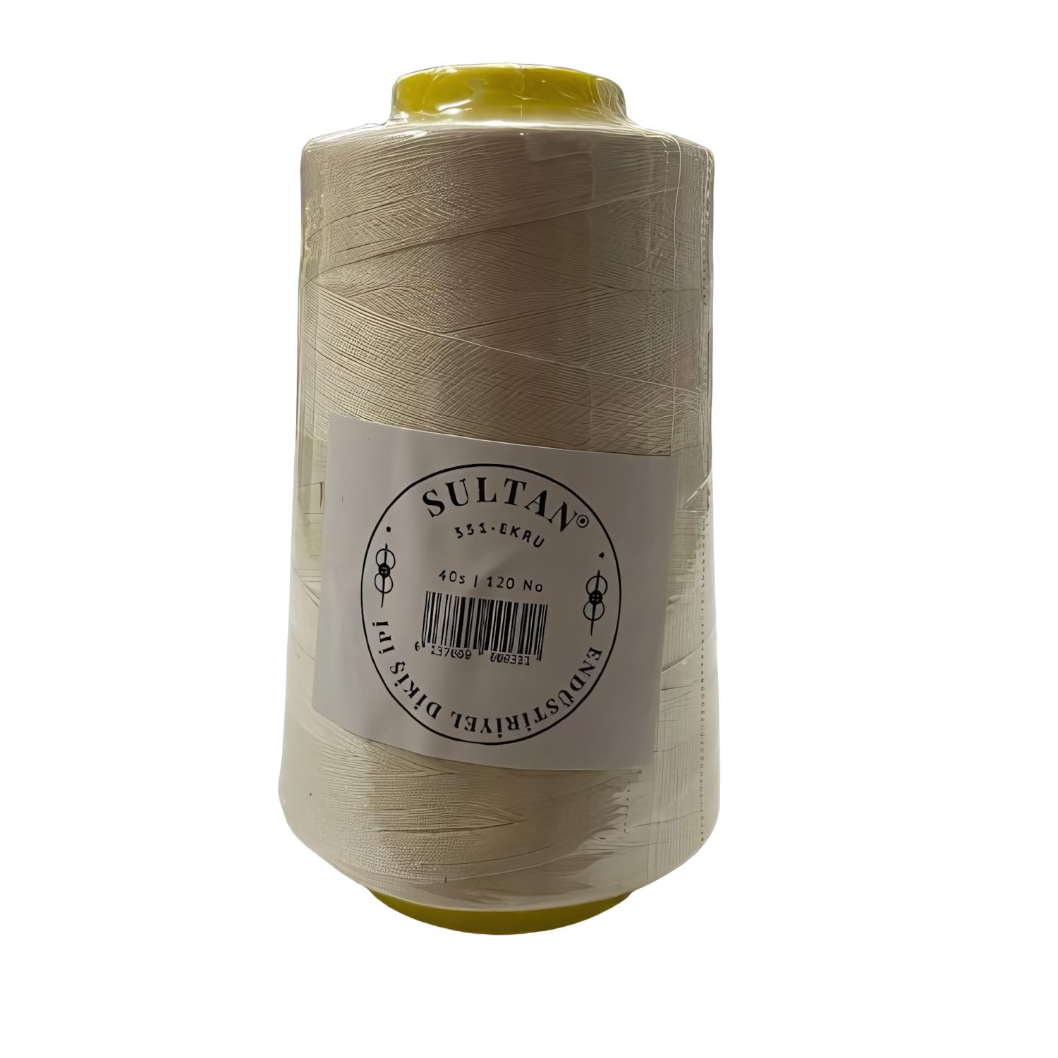 Sultan Endüstriyel Dikiş ipi 5000 mt No 120 351 Ekru