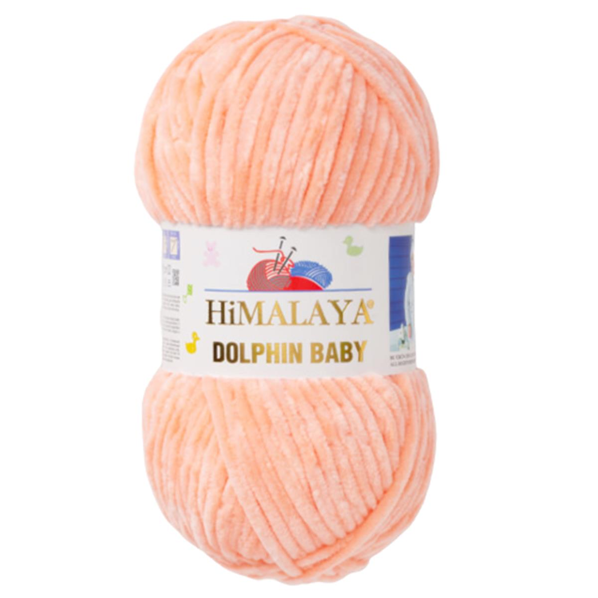 Himalaya Dolphin Baby Kadife İp El Örgü Yünü 80323 Somon