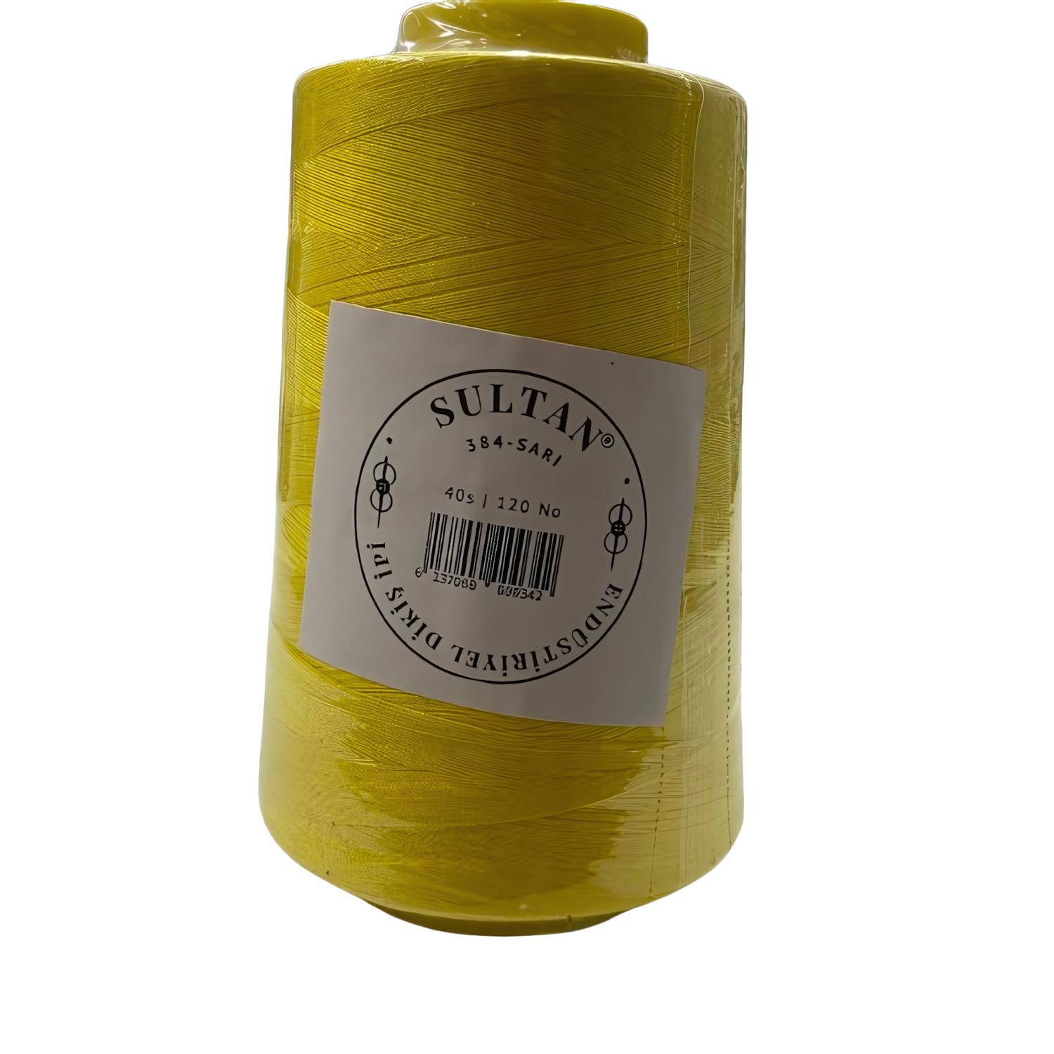 Sultan Endüstriyel Dikiş ipi 5000 mt No 120 384 Sarı