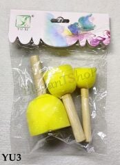 Sünger, Ponpon, Tampon Fırça Seti DA5 - 5Lİ SET