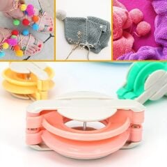 PonPon PomPom Aleti Makinesi 4 lü SET