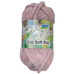 Rozetti Eco Soft Kadife El Örgü İpliği 200 gr Pudra