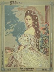Seg Baskılı Goblen 929 295 Sissi I'Imperatrice 45x60cm Tablo Pano