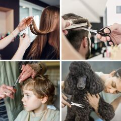 Golden Phoenix Titanium Berber Makası LF628B