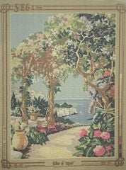 Seg Baskılı Goblen 929 271 Cote d'azur 45x60cm Tablo Pano